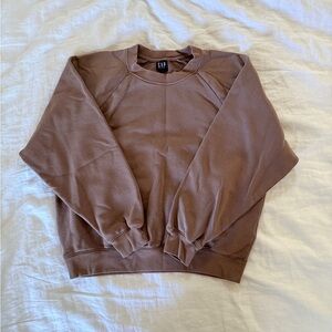 GAP Taupe/Brown Sweatshirt - Size M